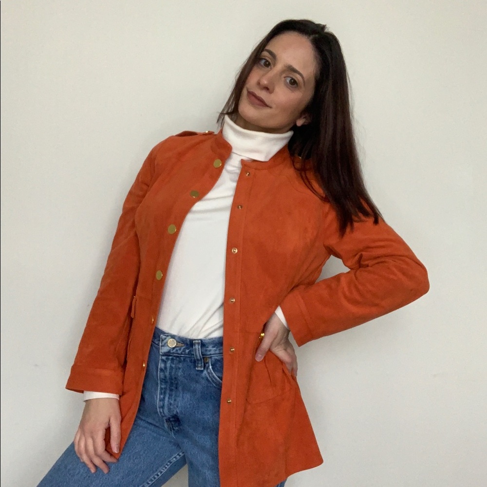 Faux Suede Jacket